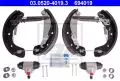 Hamulce bębnowe: Zestaw montażowy szczęk hamulcowych ATE 03.0520-4019.3