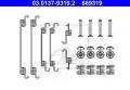  Hamulce bębnowe: Zestaw montażowy szczęk hamulcowych ATE 03.0137-9319.2