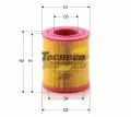 Filtr powietrza Tecneco AR16118, fot. 
