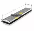Filtr kabinowy węglowy Tecneco CK5662C, fot. 