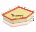 Filtr powietrza Tecneco AR1645PMS, fot. 