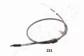 Hamulce postojowe: Linka hamulca ręcznego Ashika 131-02-221