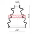 Osłona przegubu: Osłona gumowa przegubu A:20/B:71/W:97 Kamoka 1146348