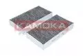 Filtr kabinowy - przeciwpyłkowy: Filtr kabinowy węglowy kpl 2szt Kamoka F506201