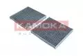  Filtr kabinowy - przeciwpyłkowy: Filtr kabinowy węglowy kpl 2szt Kamoka F514201