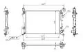  Układ chłodzenia silnika: Chłodnica silnika Hart 608 327