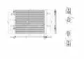  Układ klimatyzacji: Chłodnica klimatyzacji Hart 616 794