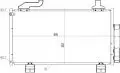  Chłodnica klimatyzacji (skraplacz): Chłodnica klimatyzacji Hart 612 210