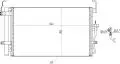  Chłodnica klimatyzacji (skraplacz): Chłodnica klimatyzacji Hart 608 389