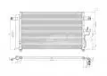  Chłodnica klimatyzacji (skraplacz): Chłodnica klimatyzacji Hart 610 266