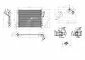 Chłodnica klimatyzacji (skraplacz): Chłodnica klimatyzacji Hart 612 220