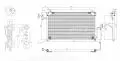  Chłodnica klimatyzacji (skraplacz): Chłodnica klimatyzacji Hart 608 398