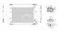 Chłodnice klimatyzacji - skraplacze: Chłodnica klimatyzacji Hart 607 815