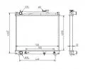  Układ chłodzenia silnika: Chłodnica silnika Hart 611 838