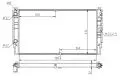  Chłodnice wody: Chłodnica silnika Hart 620 264
