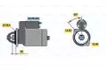 Rozrusznik 12V, 2kW BoscH 0001125042, fot. 