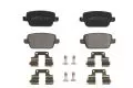 Klocki hamulcowe: Klocki hamulcowe komplet tył Breck 24537 00 702 10