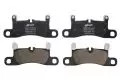  Hamulce tarczowe: Klocki hamulcowe komplet ceramiczny tył Breck 24721 00 553 10