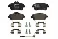  Hamulce tarczowe: Klocki hamulcowe komplet ceramiczny tył Breck 25215 00 554 00