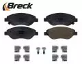Klocki hamulcowe komplet przód Breck 22476 00 701 00, fot. 