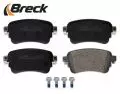 Klocki hamulcowe komplet tył Breck 22588 00 703 00, fot. 