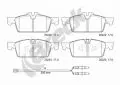  Klocki hamulcowe: Klocki hamulcowe komplet przód Breck 25222 00 701 00