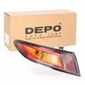  Lampy tylne zespolone: Lampa tył lewa część zewnętrzna, kolor kierunkowskazu pomarańczowy, kolor szkła biały Depo 217-1979L-UE