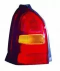  Lampy tylne zespolone: Lampa tył lewa kolor kierunkowskazu pomarańczowy, kolor szkła czerwony Depo 218-1929L-LD-UE