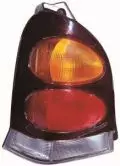  Lampy tylne zespolone: Lampa tył lewa kolor kierunkowskazu pomarańczowy, kolor szkła czerwony Depo 218-1941L-U