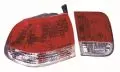  Lampy tylne zespolone: Lampa tył lewa/prawa część wewnętrzna/część zewnętrzna, kolor kierunkowskazu biały, kolor szkła czerwony Depo 217-1924FXA-VCR