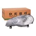  Reflektor: Reflektor lewy D1S, elektryczny, z silnikiem, kolor wkładu: czarny, kolor kierunkowskazu: pomarańczowy Depo 444-1168LMLEHM2