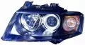  Reflektor: Reflektor prawy H7/H9, elektryczny, z silnikiem Depo 446-1108R-LD-EM