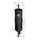 Filtr paliwa Hengst Filter H420WK01, fot. 
