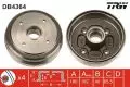  Hamulce bębnowe: Bęben hamulcowy tył TRW DB4364