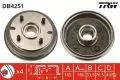  Hamulce bębnowe: Bęben hamulcowy tył TRW DB4251