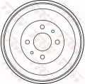 Bęben hamulcowy tył TRW DB4183, fot. 