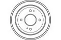 Bęben hamulcowy tył TRW DB4109, fot. 