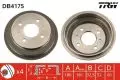 Hamulce bębnowe: Bęben hamulcowy tył TRW DB4175
