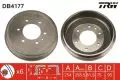 Hamulce bębnowe: Bęben hamulcowy tył TRW DB4177