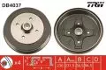 Hamulce bębnowe: Bęben hamulcowy tył TRW DB4037