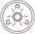 Bęben hamulcowy tył TRW DB4122, fot. 