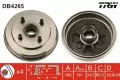  Hamulce bębnowe: Bęben hamulcowy tył TRW DB4265