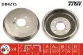 Hamulce bębnowe: Bęben hamulcowy tył TRW DB4215