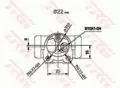 Cylinderek hamulcowy tył lewy TRW BWH112, fot. 