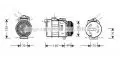 Cylinderek hamulcowy: Cylinderek hamulcowy tył prawy TRW BWK181