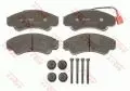  Klocki hamulcowe: Klocki hamulcowe komplet przód  TRW GDB1518