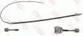  Hamulce postojowe: Linka hamulca ręcznego tył lewa TRW GCH1818