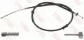  Hamulce postojowe: Linka hamulca ręcznego tył lewa TRW GCH642