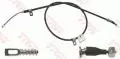  Hamulce postojowe: Linka hamulca ręcznego tył lewa TRW GCH143