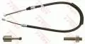  Hamulce postojowe: Linka hamulca ręcznego tył lewa TRW GCH2566